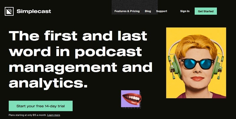 Simplecast Podcast Hosting Site