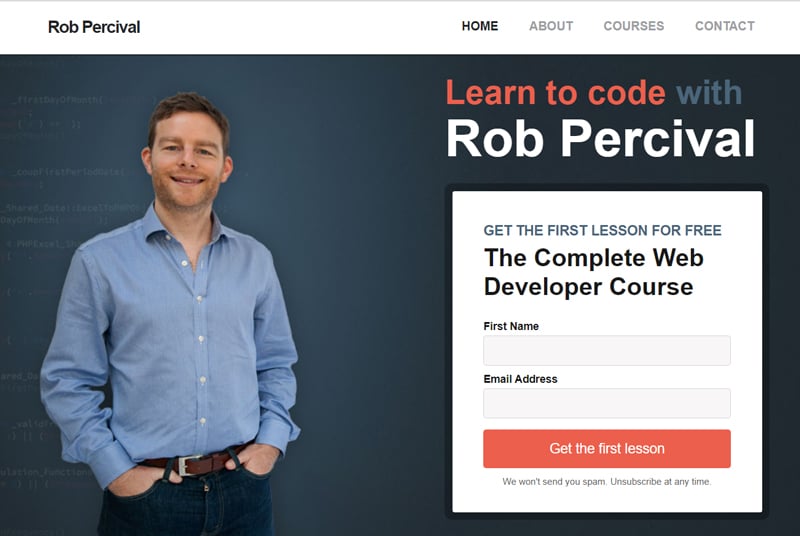 Rob Percival one of the Highest Paid Publisher of Online Courses