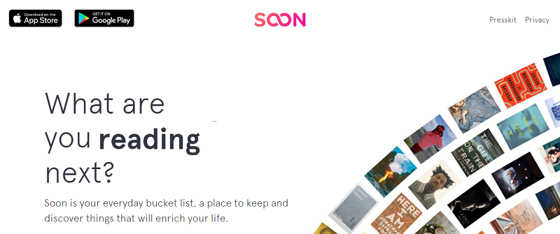 Soon bucket list software