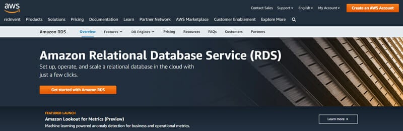 Amazon Relational Database Service (RDS) A Cost Effective Cloud Based Database Management Service for SQL Databases.