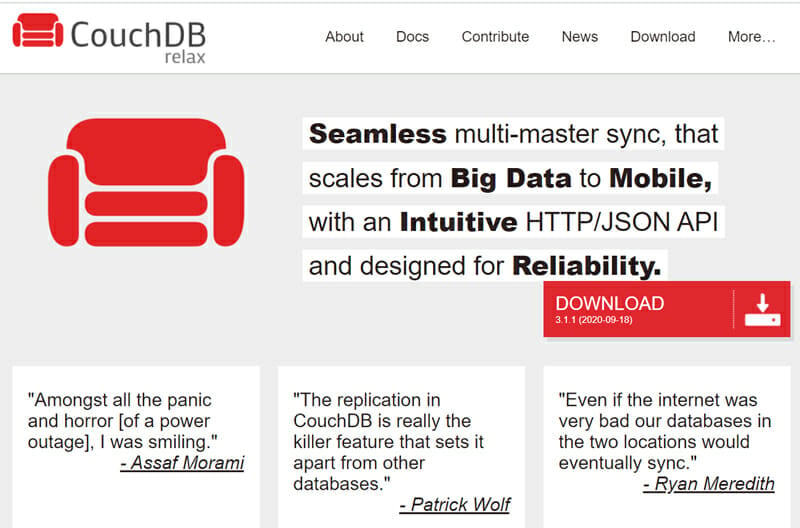 CouchDB Document Key Map NoSQL Database Solution for Medium Sized Businesses.