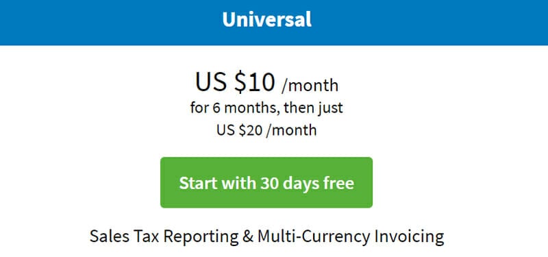 FreeAgent Pricing Plan