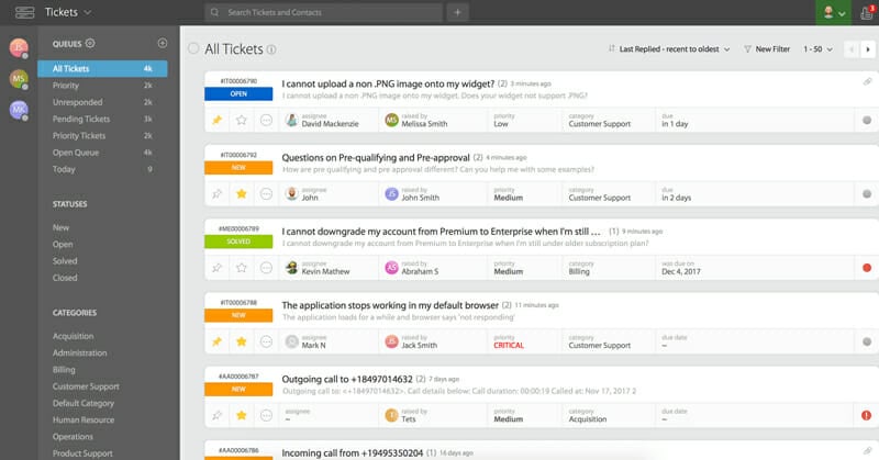 Happyfox ticketing system