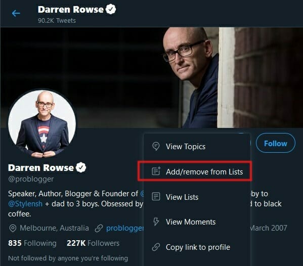 Twitter - Darren Rowse