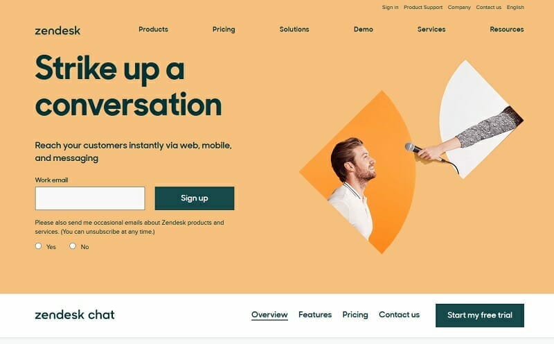 Zendesk chat Best Live Chat Software with Self Service Support Tools