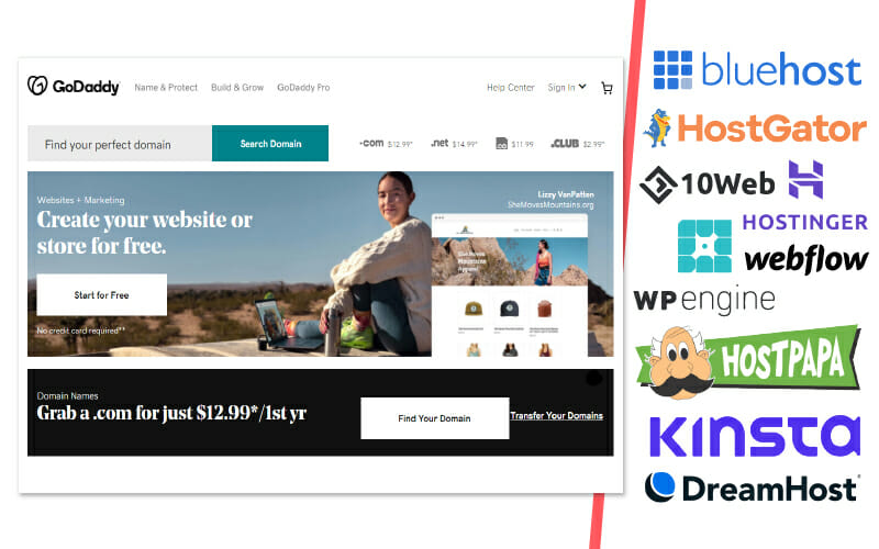godaddy alternatives