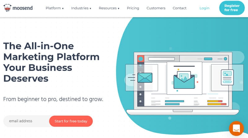 Moosend is the best Mailchimp Alternative for Small Businesses