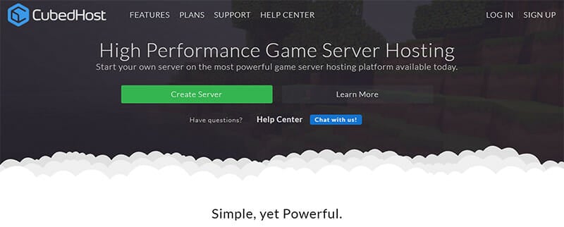 CubedHost is the Best Minecraft hosting server provider for powerful and user friendly control panel