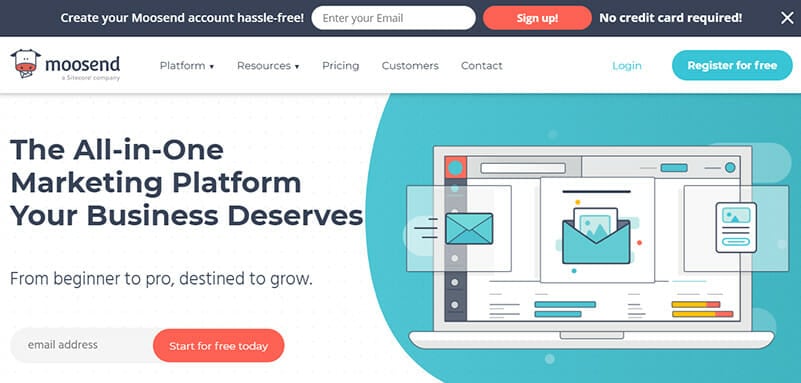 Moosend is the Best SendGrid Alternative for Freelancers