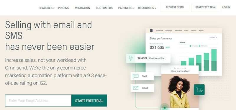 Omnisend is the Best SendGrid Alternative For Growth Focused eCommerce Businesses