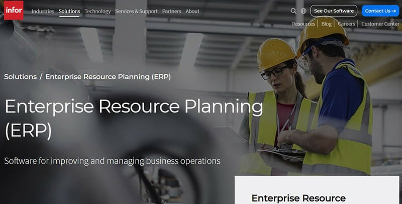 Infor is the Best Multi Industry Solution Based ERP Platform