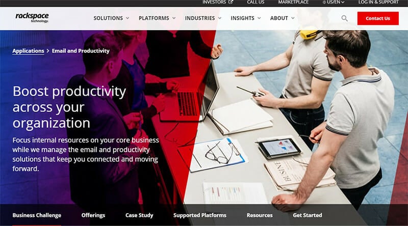 Rackspace is the Best Email Hosting Provider for Pure Play Email Hosting