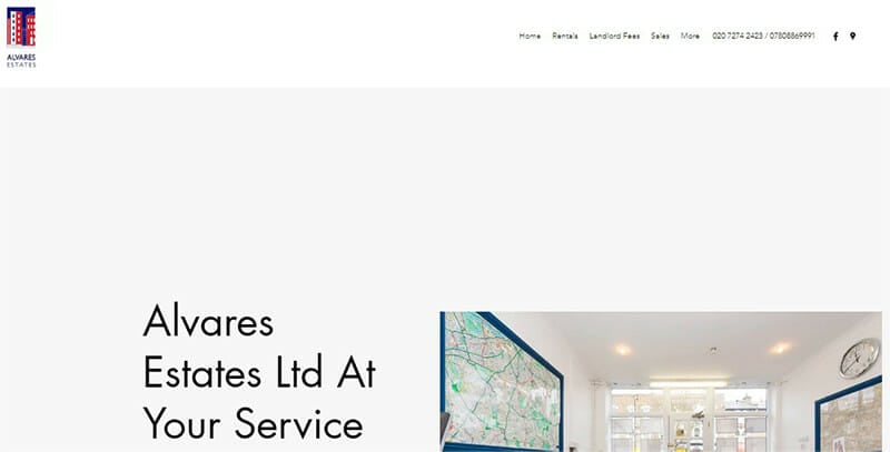 Alvares Estates Ltd is the Best real estate website for a straightforward, simplistic and slick design