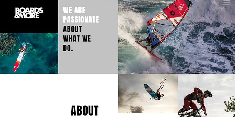 Boards & More is a B2B ecommerce store that uses the wholesale business model
