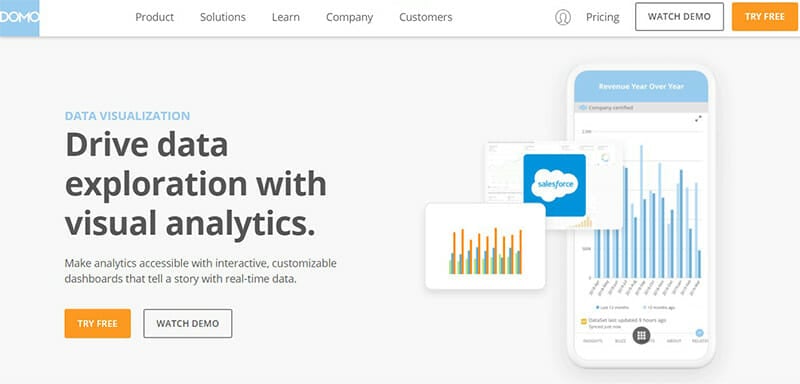 Domo is the Best Data Visualization Software for Companies with BI Experience