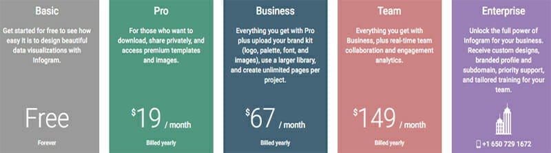 Infogram Pricing Plan