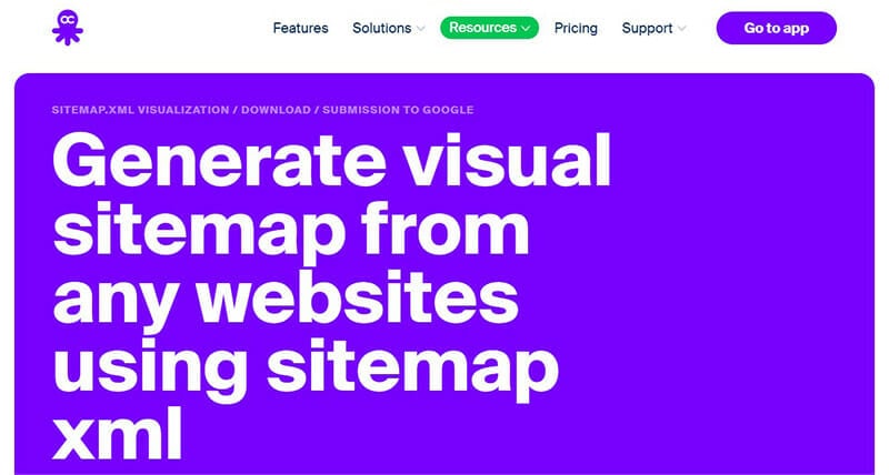 Octopus is the Best XML Sitemap Generator Tool for Generating Advanced Visual Sitemaps