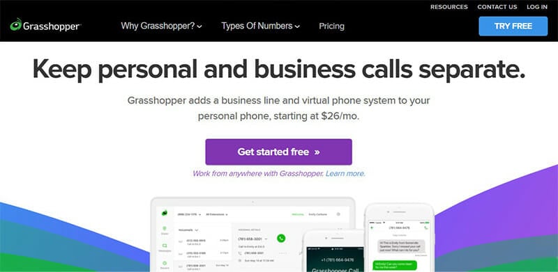 Grasshopper is the Best Business Cell Phone Plans for Small Teams Needing Call Routing Capabilities