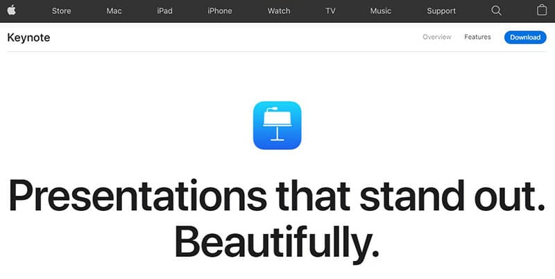 Keynote is a Native Apple Presentation Software Exclusive to Mac OS Users