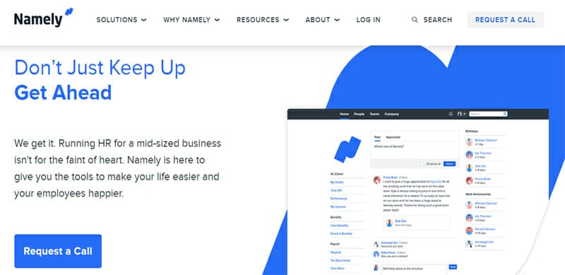 Namely is the Best HR Software for Midsize Companies