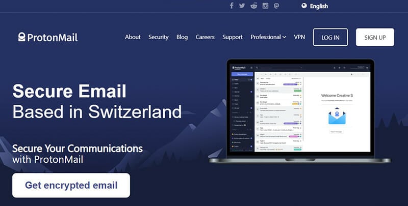 ProtonMail is one of the best and most secure private email providers in the market