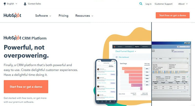 HubSpot is the Best Free All in One CRM App