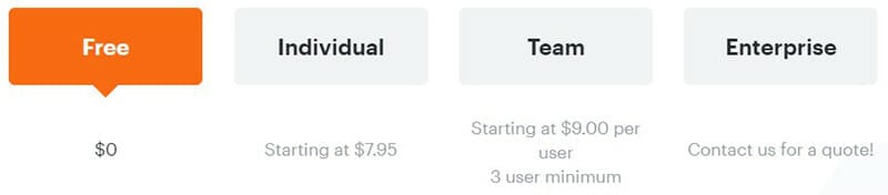 Lucidchart Pricing Plan