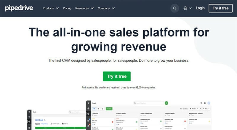 Pipedrive is the Best Sage CRM Alternative to Small Firms and Agencies