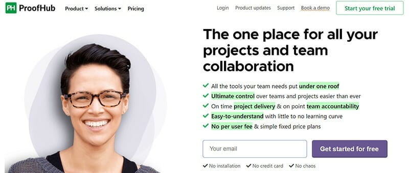 Proofhub - The one place for all your projects and team collaboration