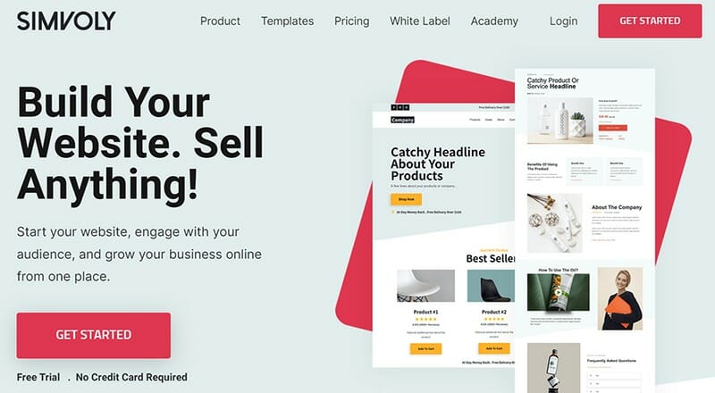 Simvoly - Build Your Website. Sell Anything