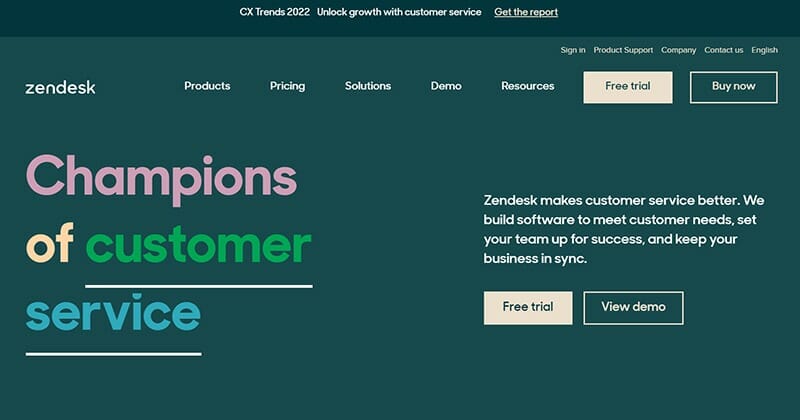 Zendesk Sell - Champions of customer service