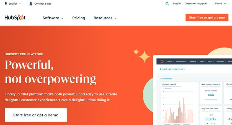 HubSpot - Powerful, not overpowering