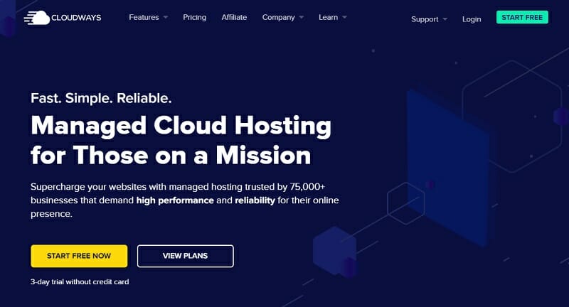 CloudWays - Managed Cloud Hosting for those on a mission
