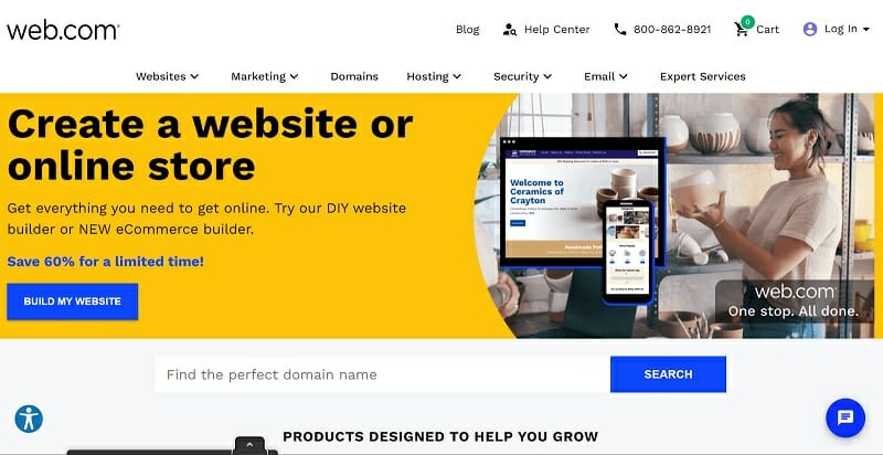 Web.com - Create a website or online store