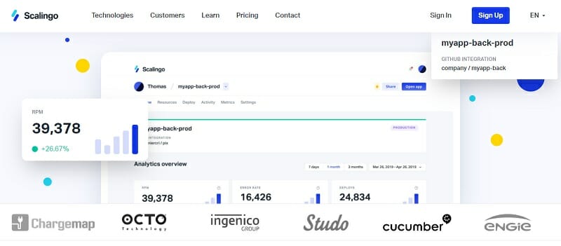 Scalingo - Best Automated Cloud Hosting Solution