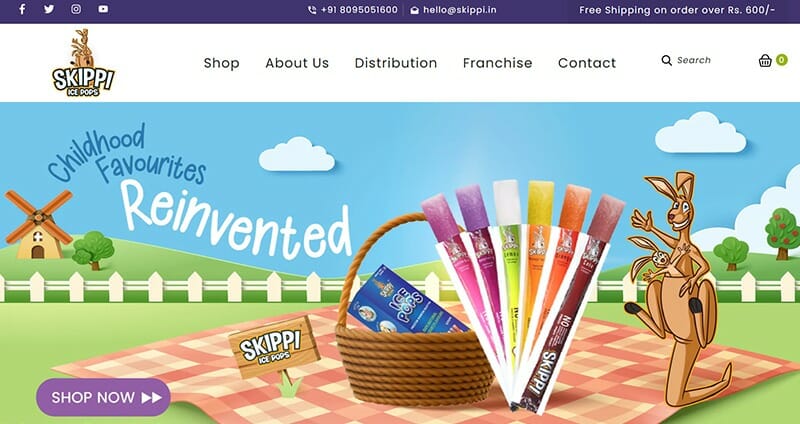 Skippi Ice Pops - Childhood Favourites Reinvented