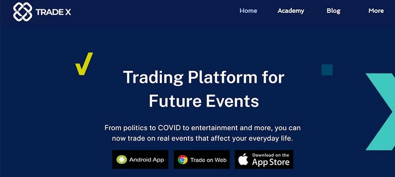 TradeX - Trading Platform for Future Events