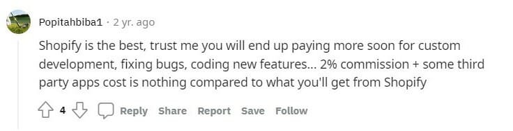 Shopify Website Builder Reddit Opinion