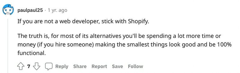 Shopify Website Builder Reddit Opinions