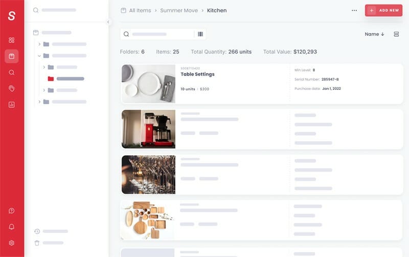 Sortly Free Plan Feature