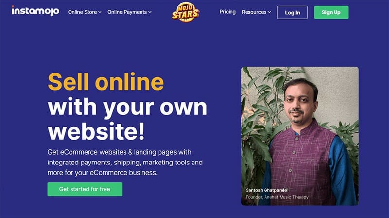 Instamojo- Sell online with your own website