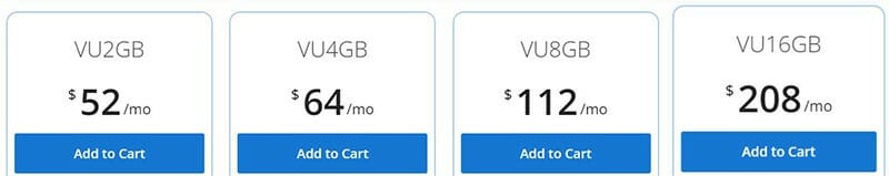 MilesWeb- Pricing Plan