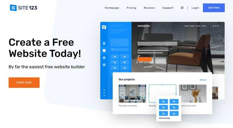 SITE123-Create a Free Website Today