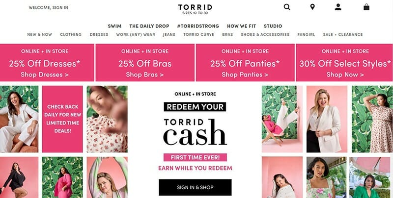 Torrid - Earn while you redeem