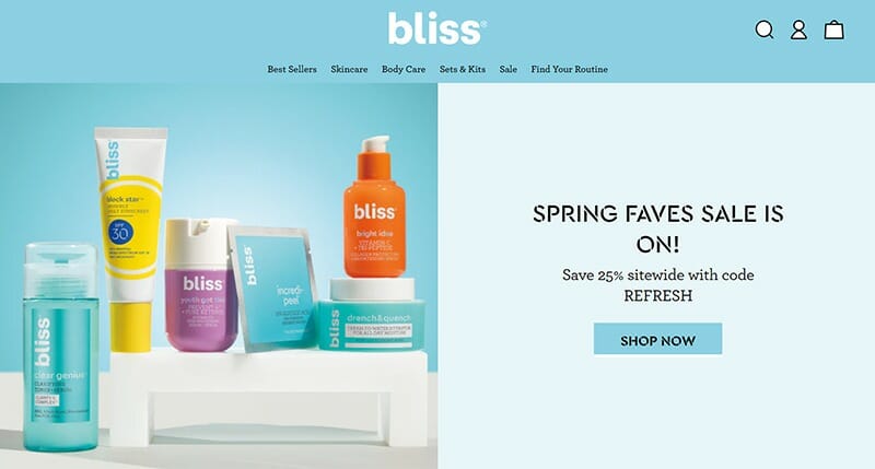 Bliss - Spring Faves Sale is On!