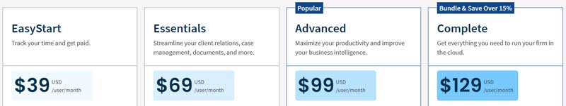 Clio-Pricing Plan