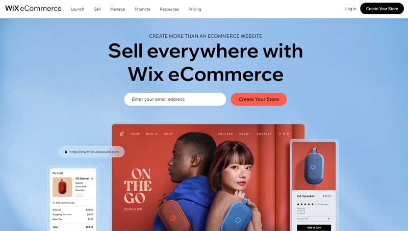 Wix- Sell everywhere with Wix eCommerce