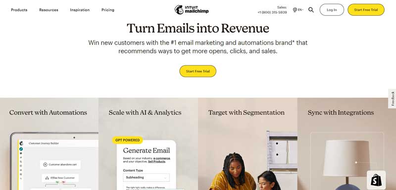 
Mailchimp- Turn Emails into Revenue