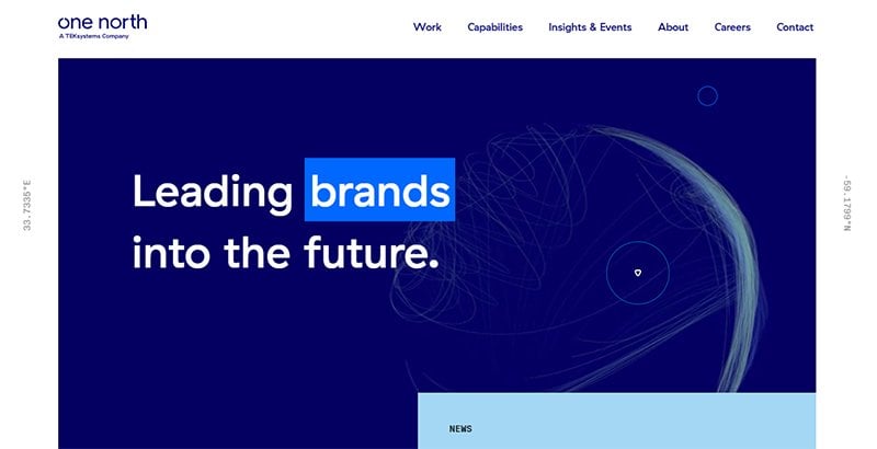 10. One North - Consulting Website Example