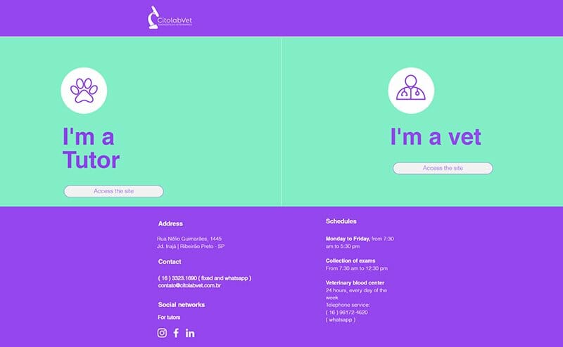 11. Citolab Vet - Veterinary Websites Example